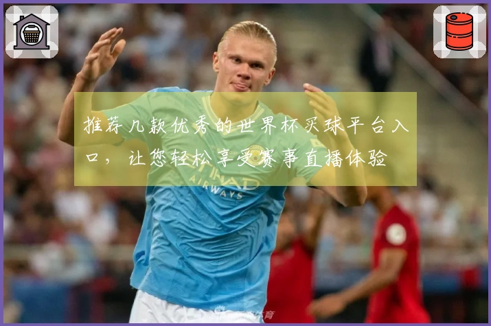 推荐几款优秀的世界杯买球平台入口，让您轻松享受赛事直播体验