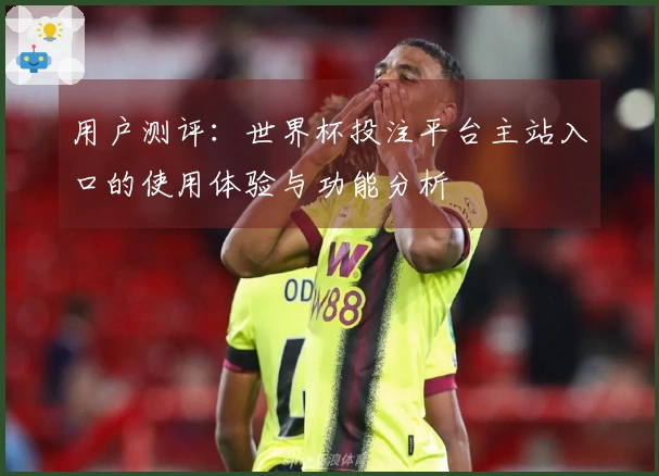 用户测评：世界杯投注平台主站入口的使用体验与功能分析